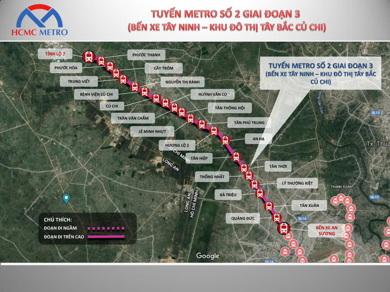 Metro số 2 Tham Lương Bến Thành